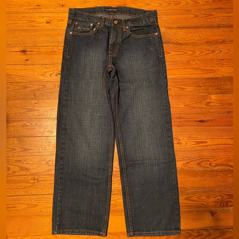 Really cool washed polo jeans